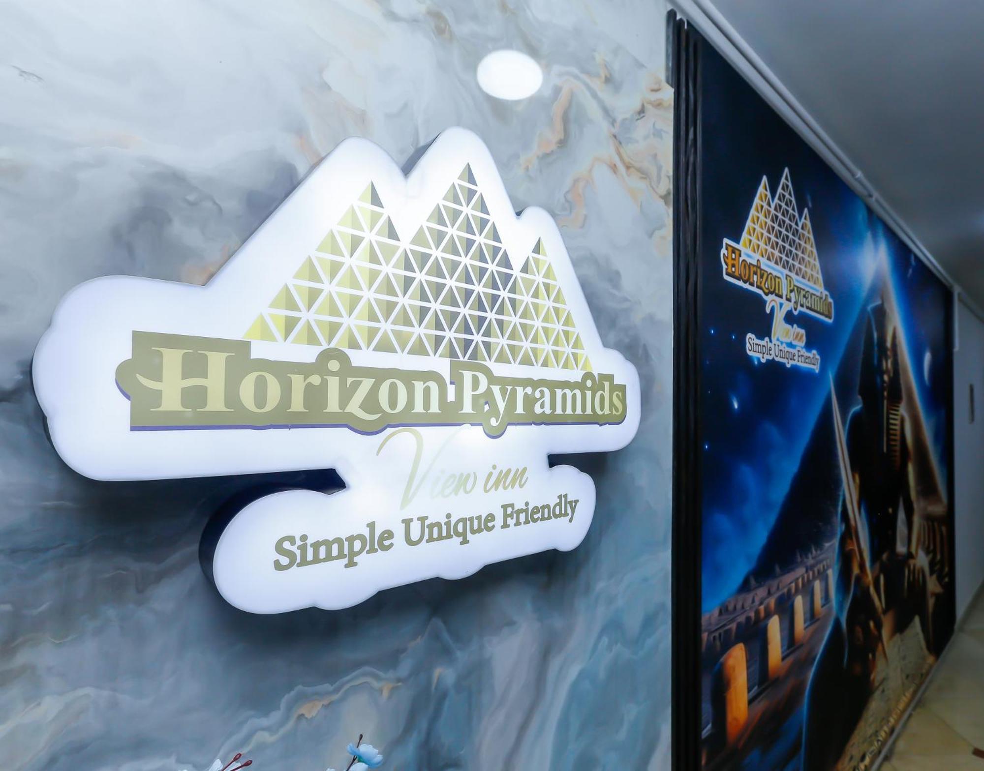 Horizon Pyramid View Inn Kafret el-Gabal Exteriér fotografie
